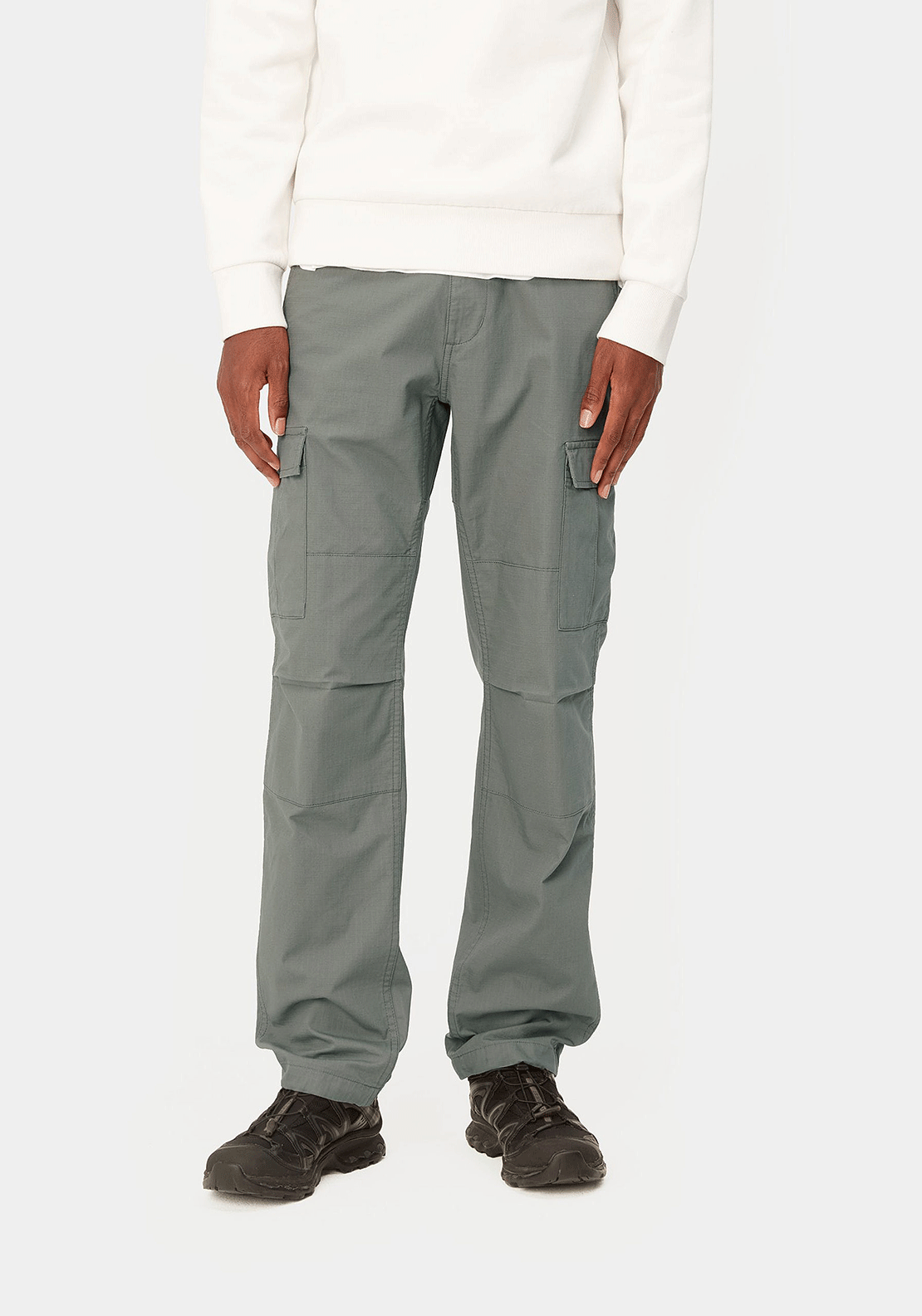 Carhartt Aviation Cargo Trousers, Smoke Green