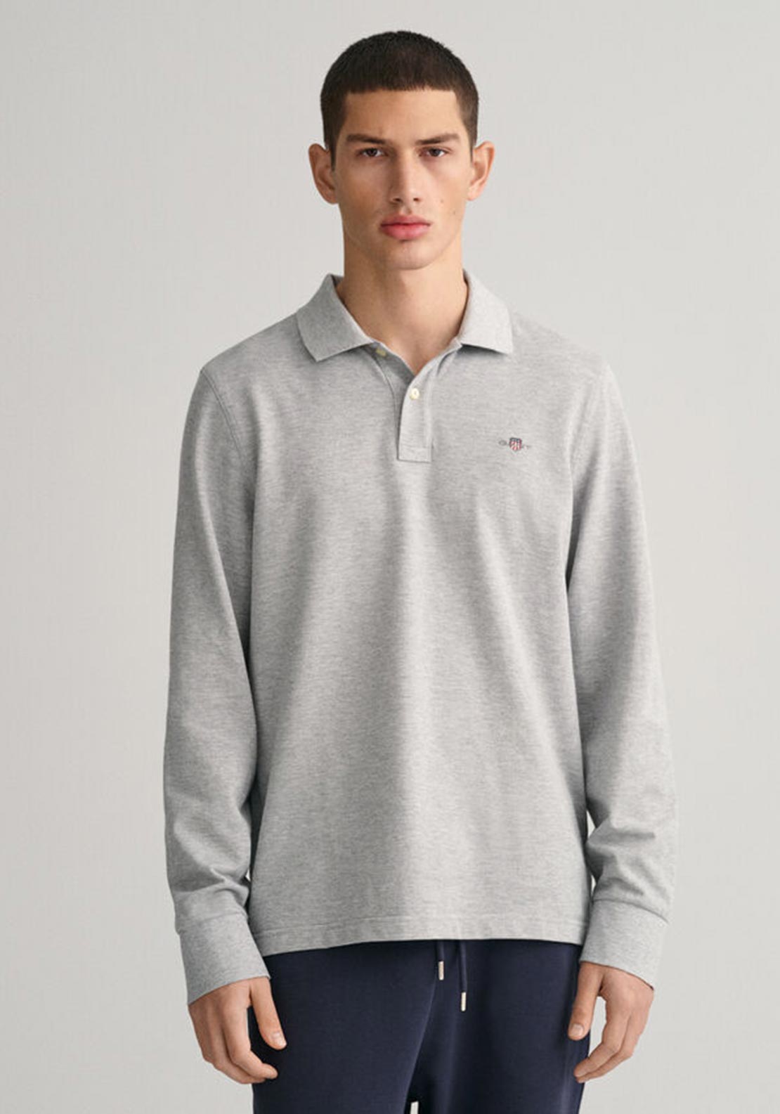 Shield Long Sleeve Piqué Polo Shirt - GANT