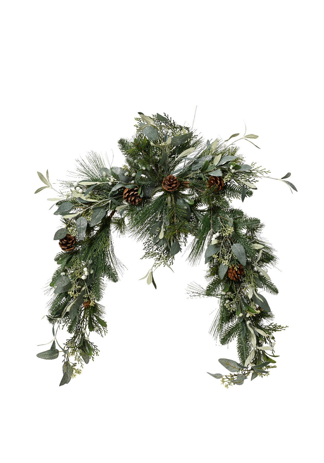 Cedar Cone Garland with Glitter – Hester & Cook