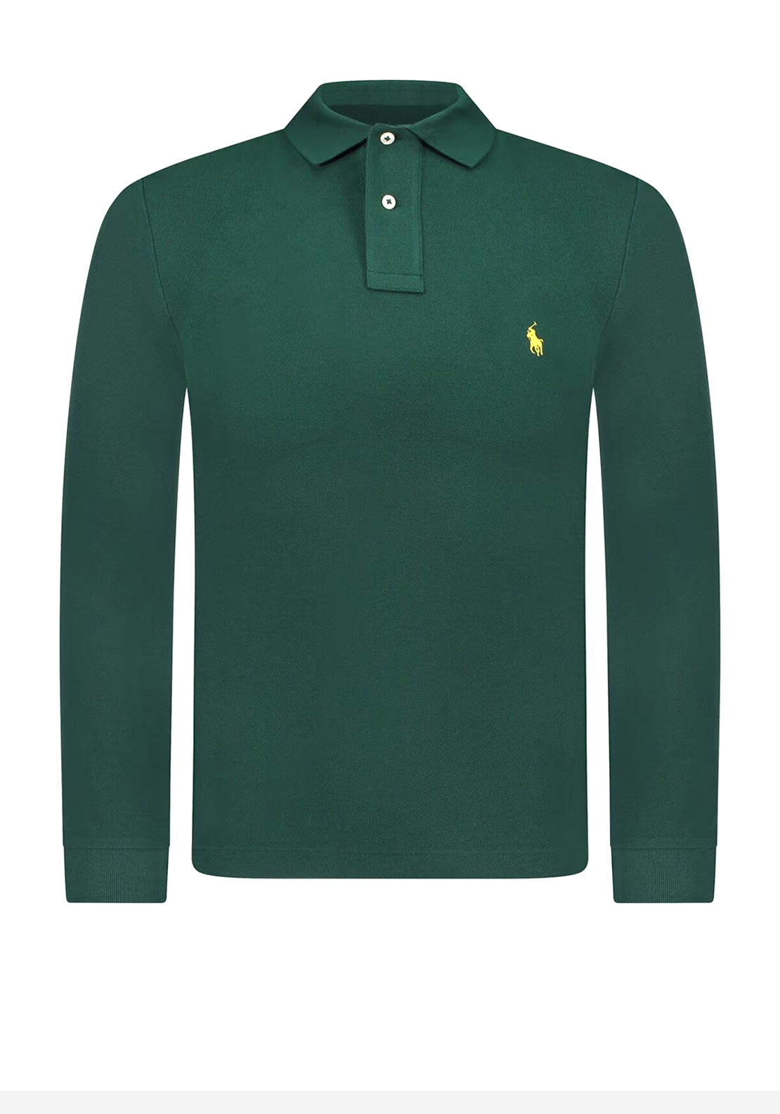 ralph lauren knitted polo shirt long sleeve