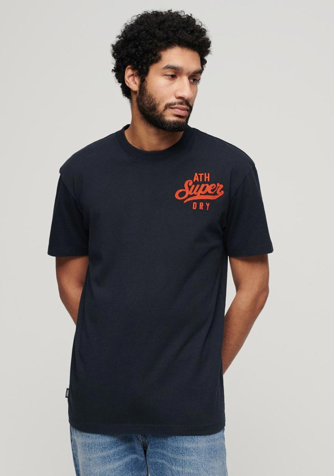 Vintage Logo T Shirt  Eclipse Navy – Superdry