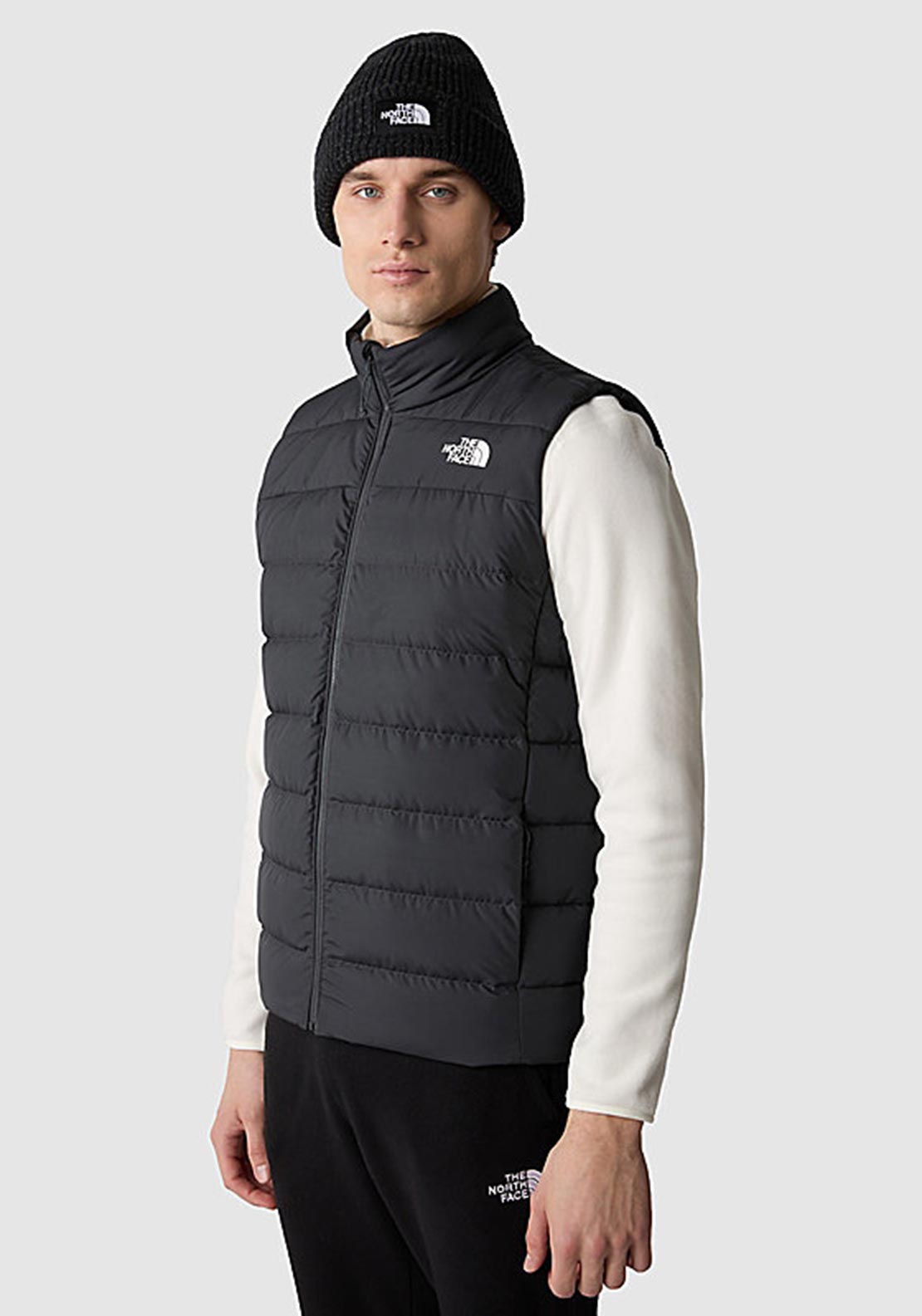 Mens north face outlet gilet black