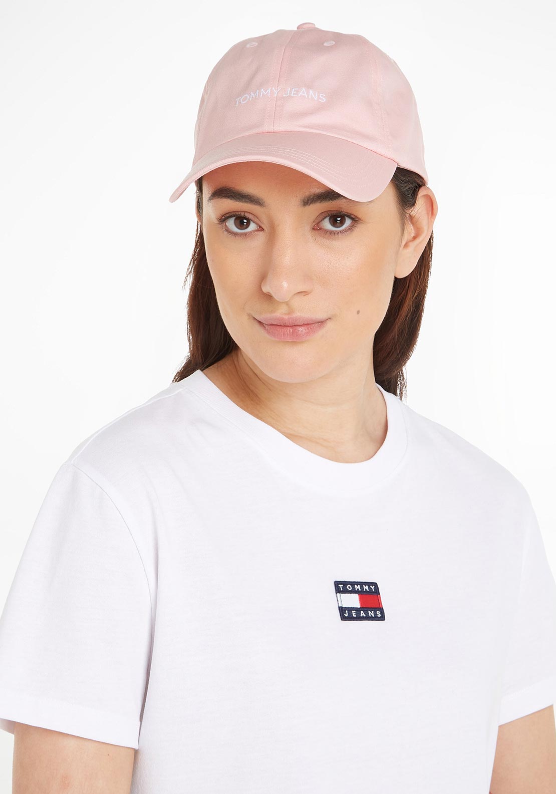 Tommy Jeans Essential McElhinneys - Cap, Pink Baseball Logo