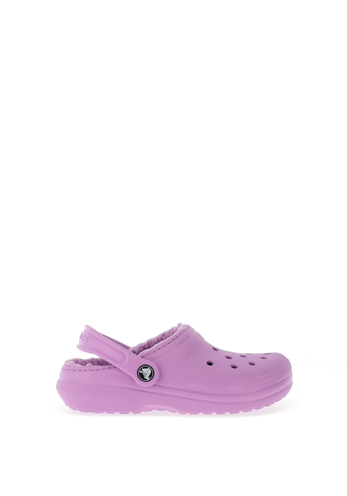 Crocs Girls Classic Lined Clog Orchid