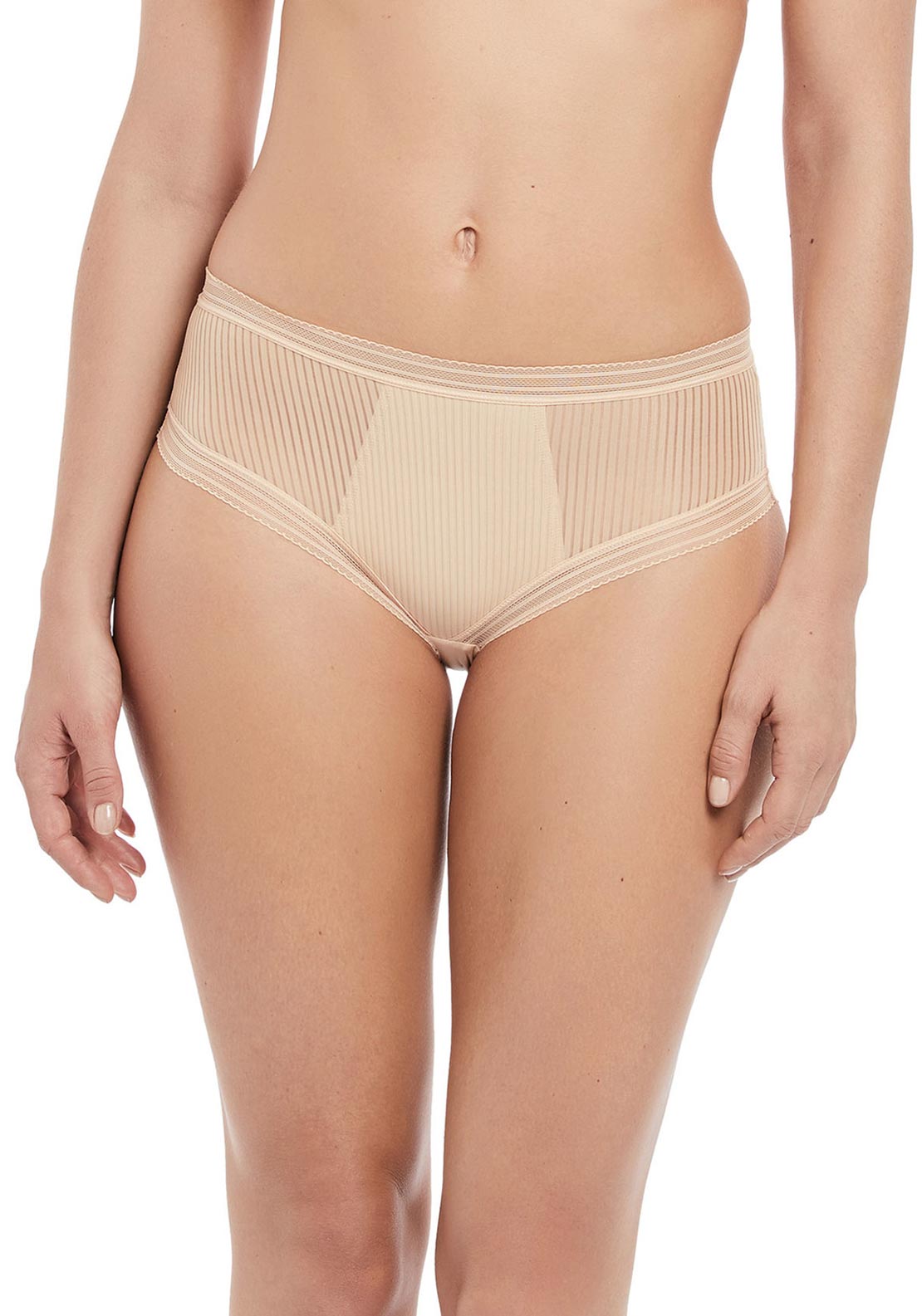 Lace Ease Invisible Thong by Fantasie, Beige, Thong