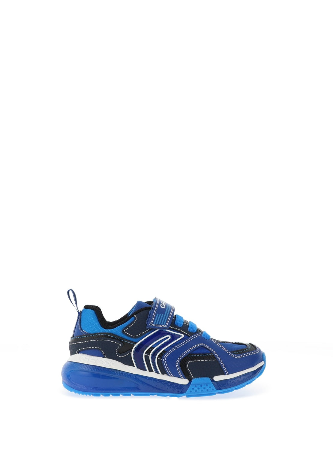 Geox Boys Lights Bayonyc Trainer Blue