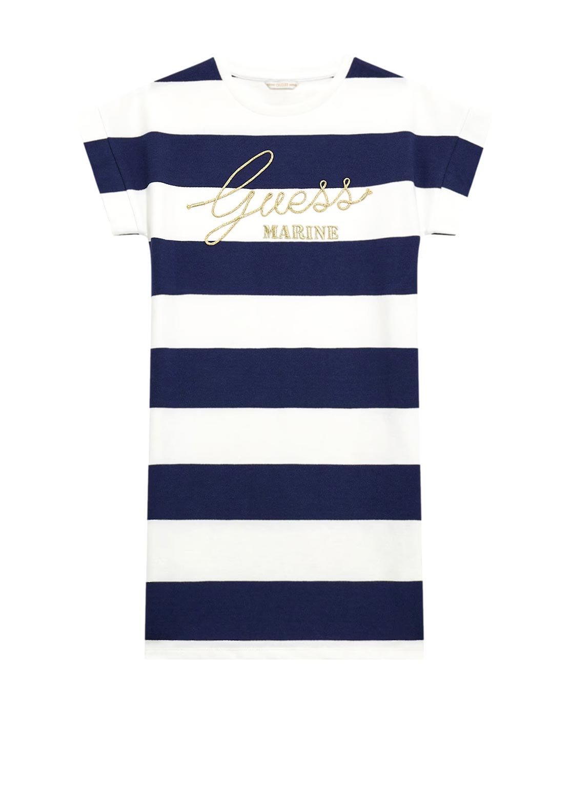 guess t shirt dress striped