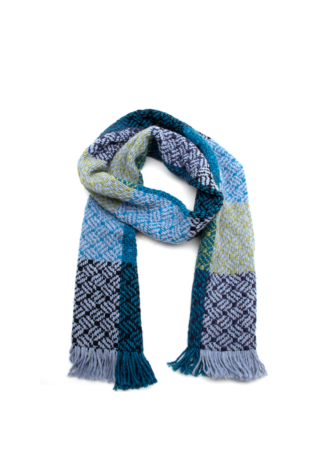 Branigan Weavers Tara Scarf, Blue - McElhinneys