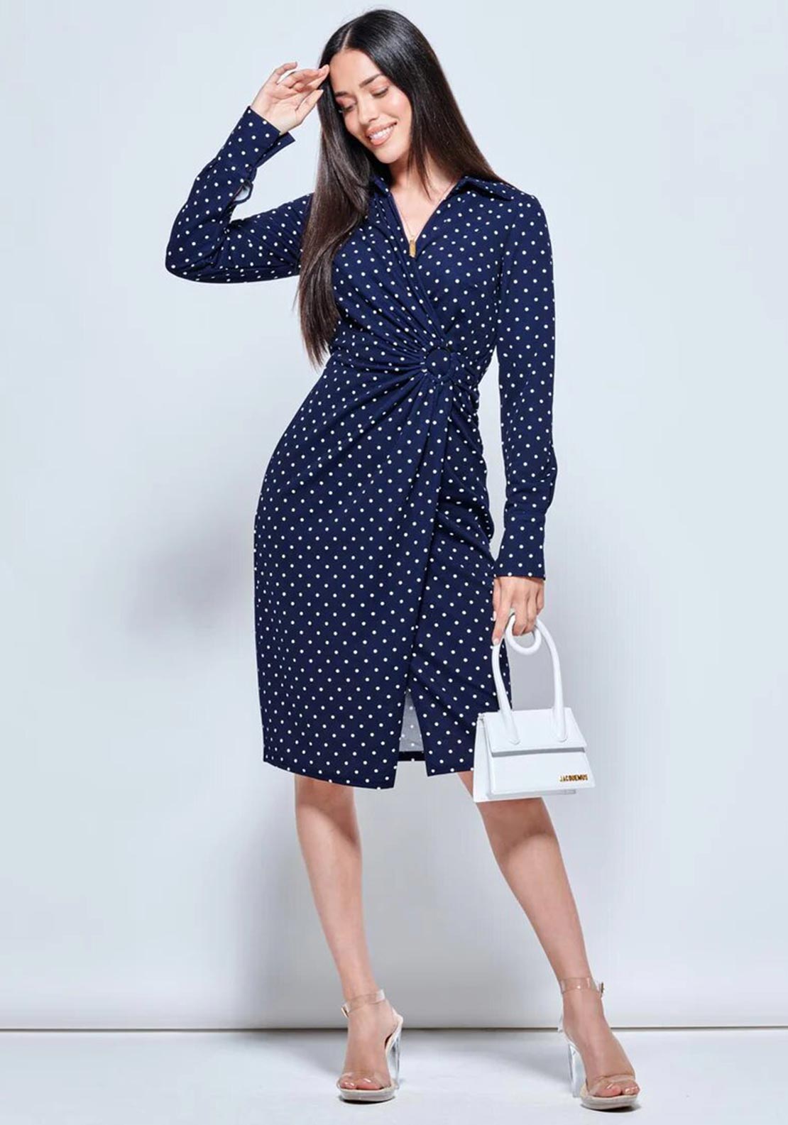 Jolie moi clearance navy dress