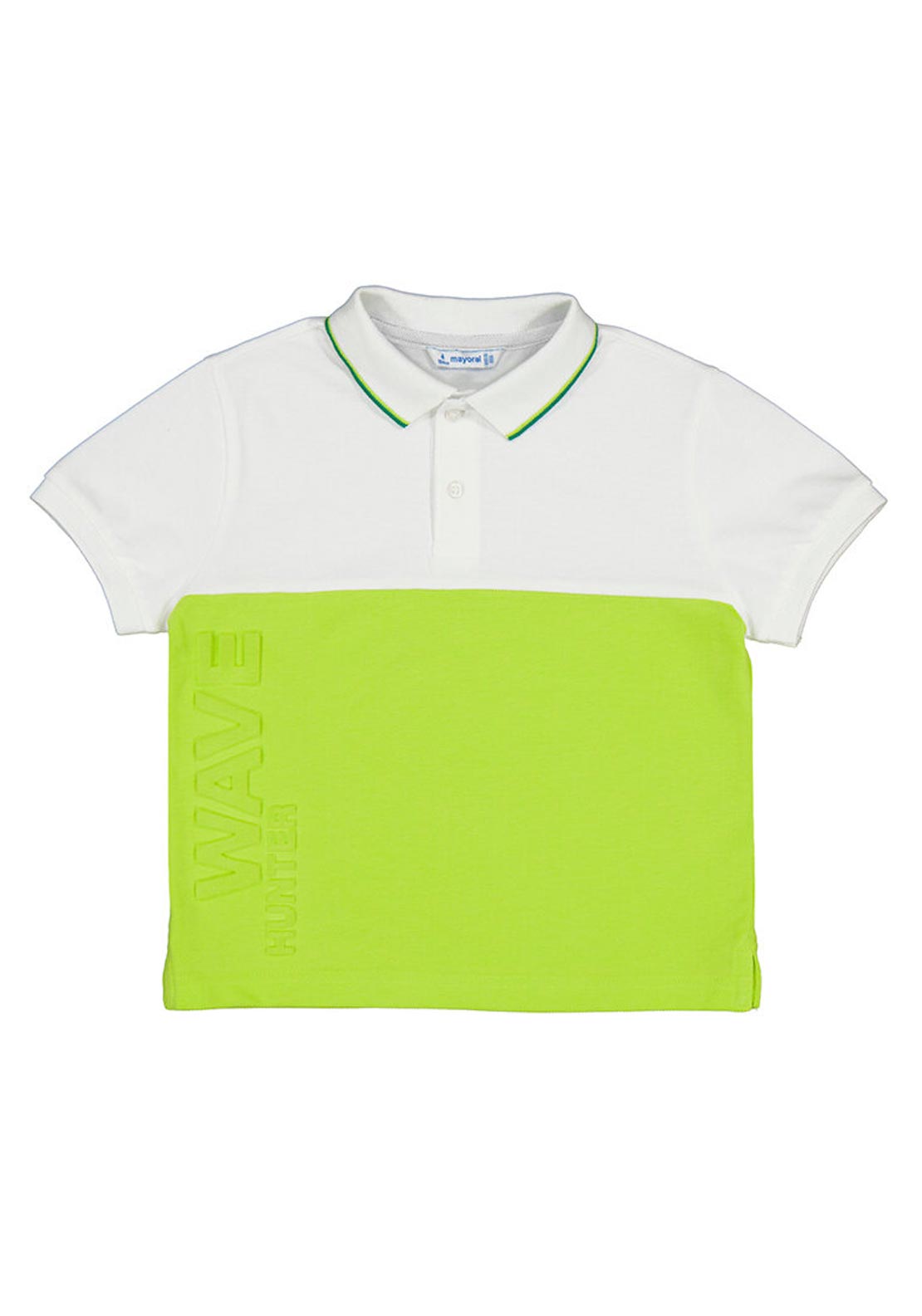 Mayoral Boy Short Sleeve Summer Polo, Green - Mcelhinneys