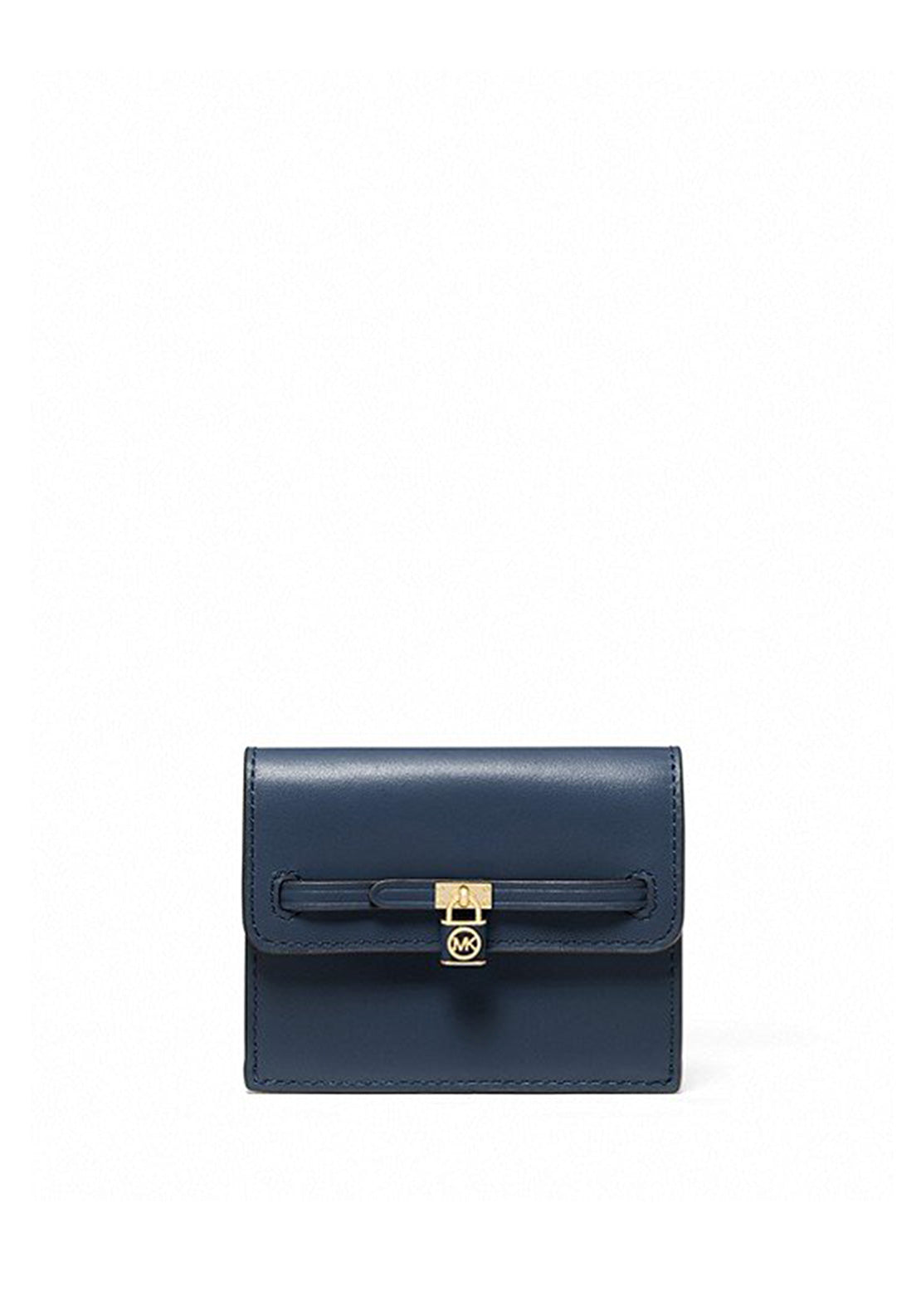 MICHAEL Michael Kors Hamilton Legacy Small Leather Card Case Navy