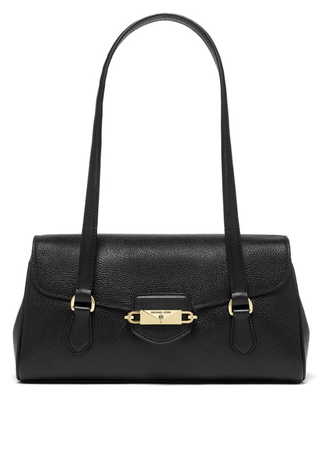 Michael kors black purse with clearance lock