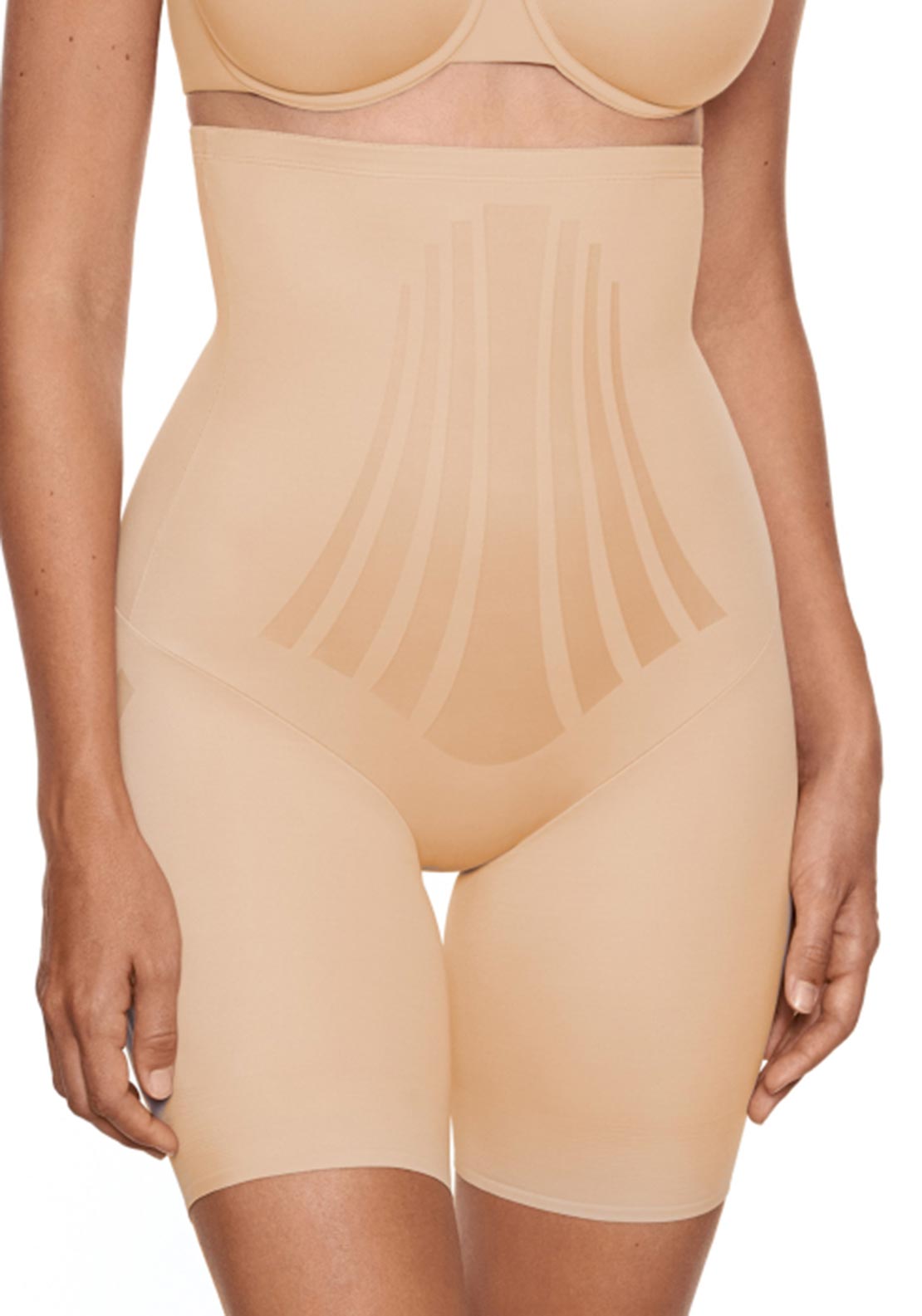 Miraclesuit Women's Comfy Curves Hi-Waist Thigh Slimmer Shapewear