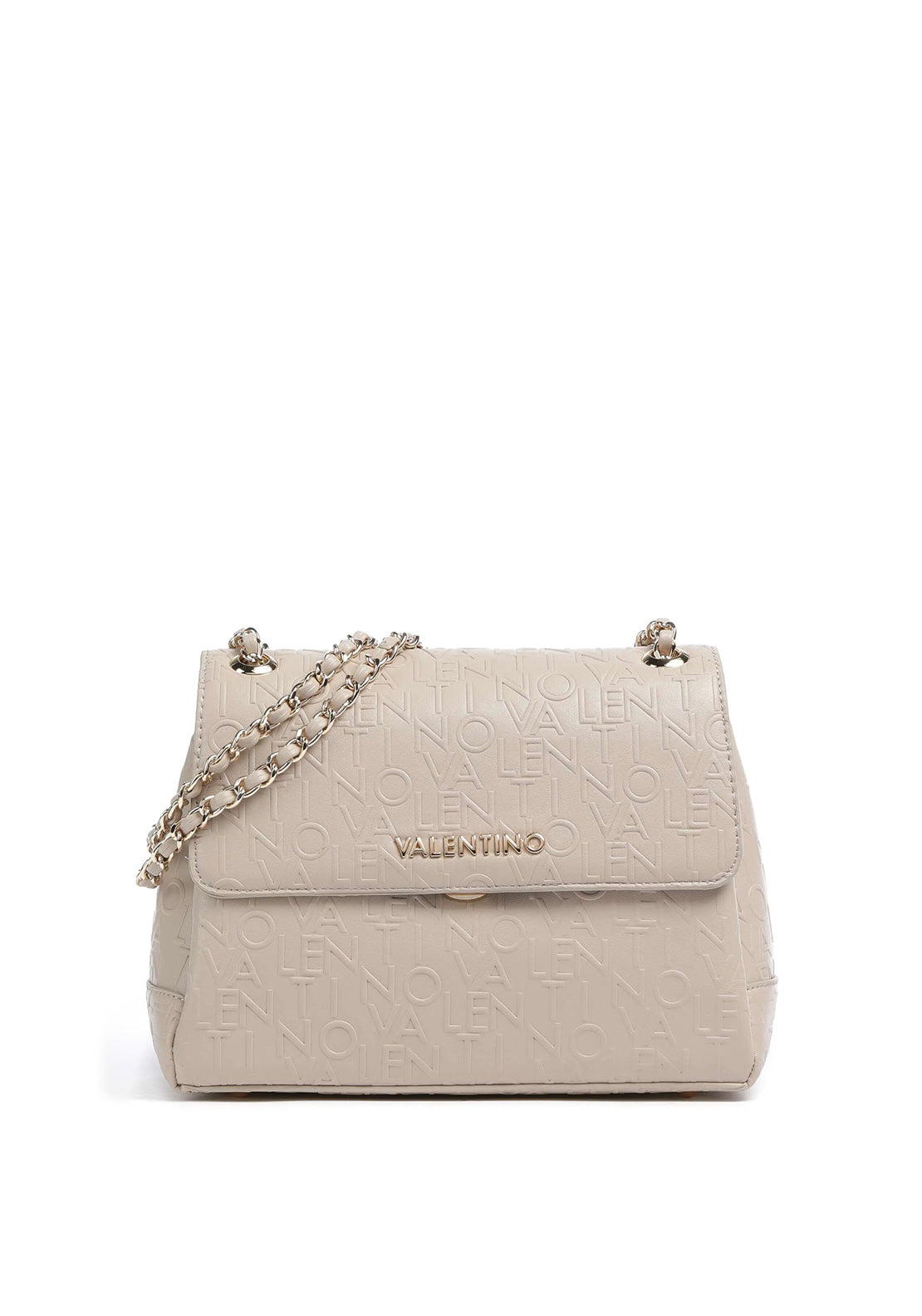 Valentino Bags Relax Crossbody Embossed Bag in beige-Neutral