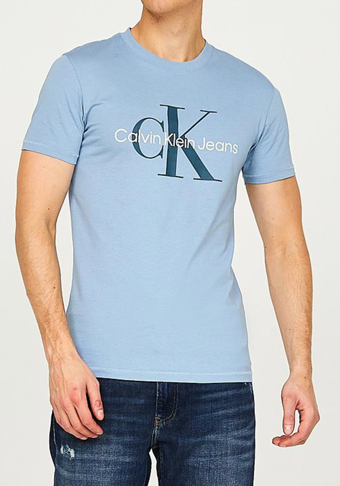 Jeans Calvin McElhinneys Iceland T-Shirt, Klein Monogram Blue -