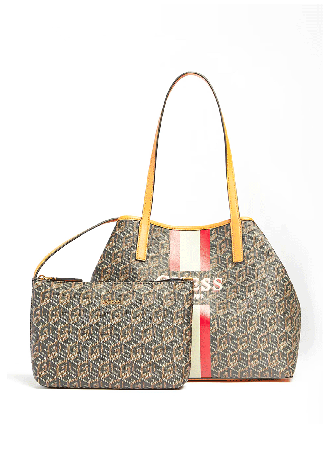 Guess vikky 2024 tote cognac