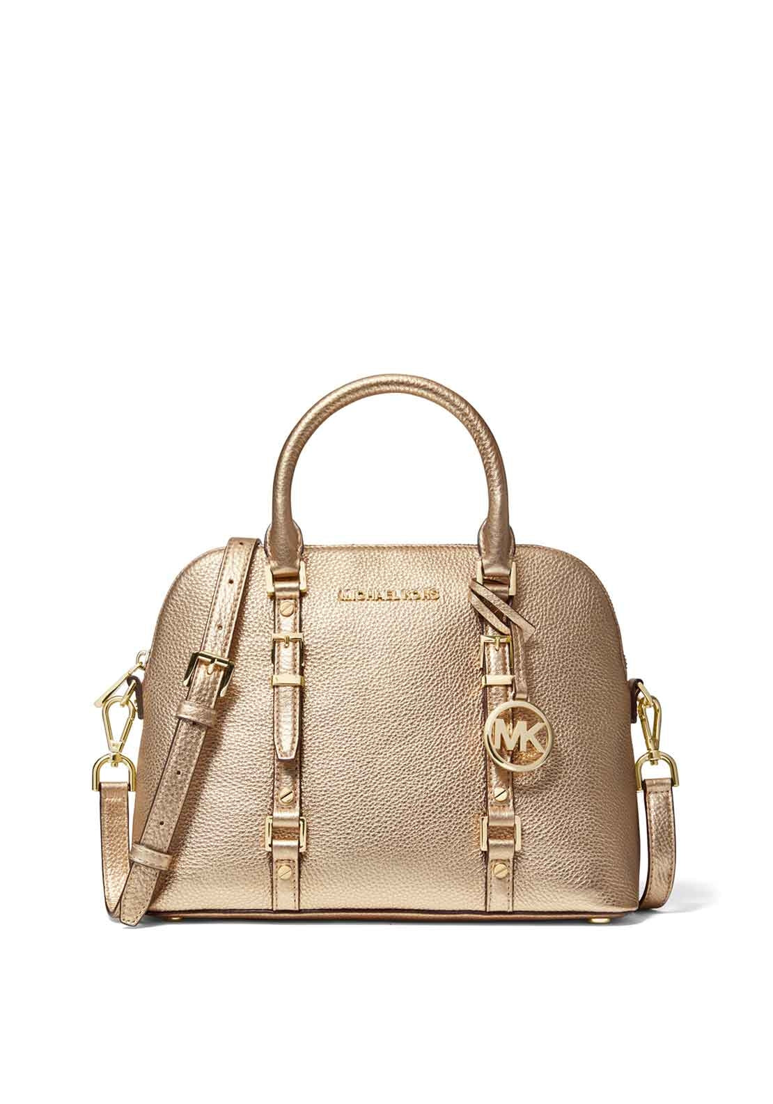 Michael kors deals bedford handbag gold