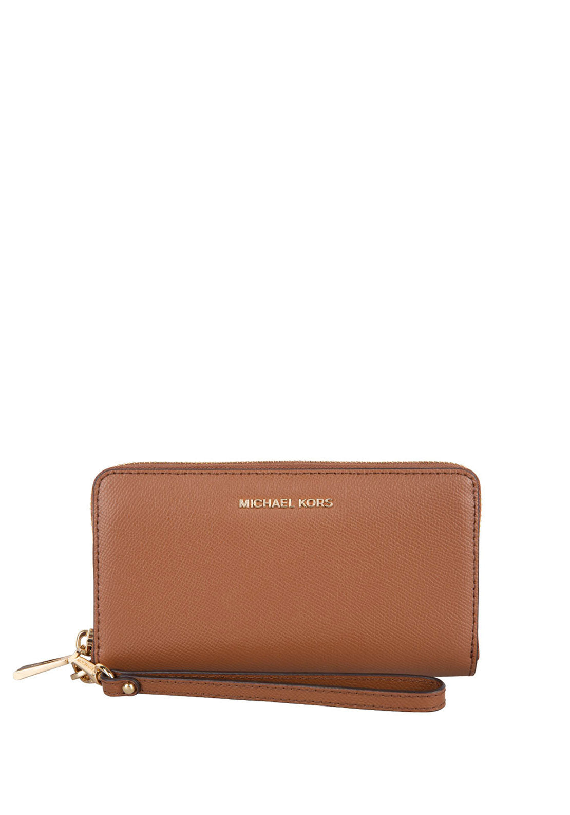 Michael kors tan on sale wristlet