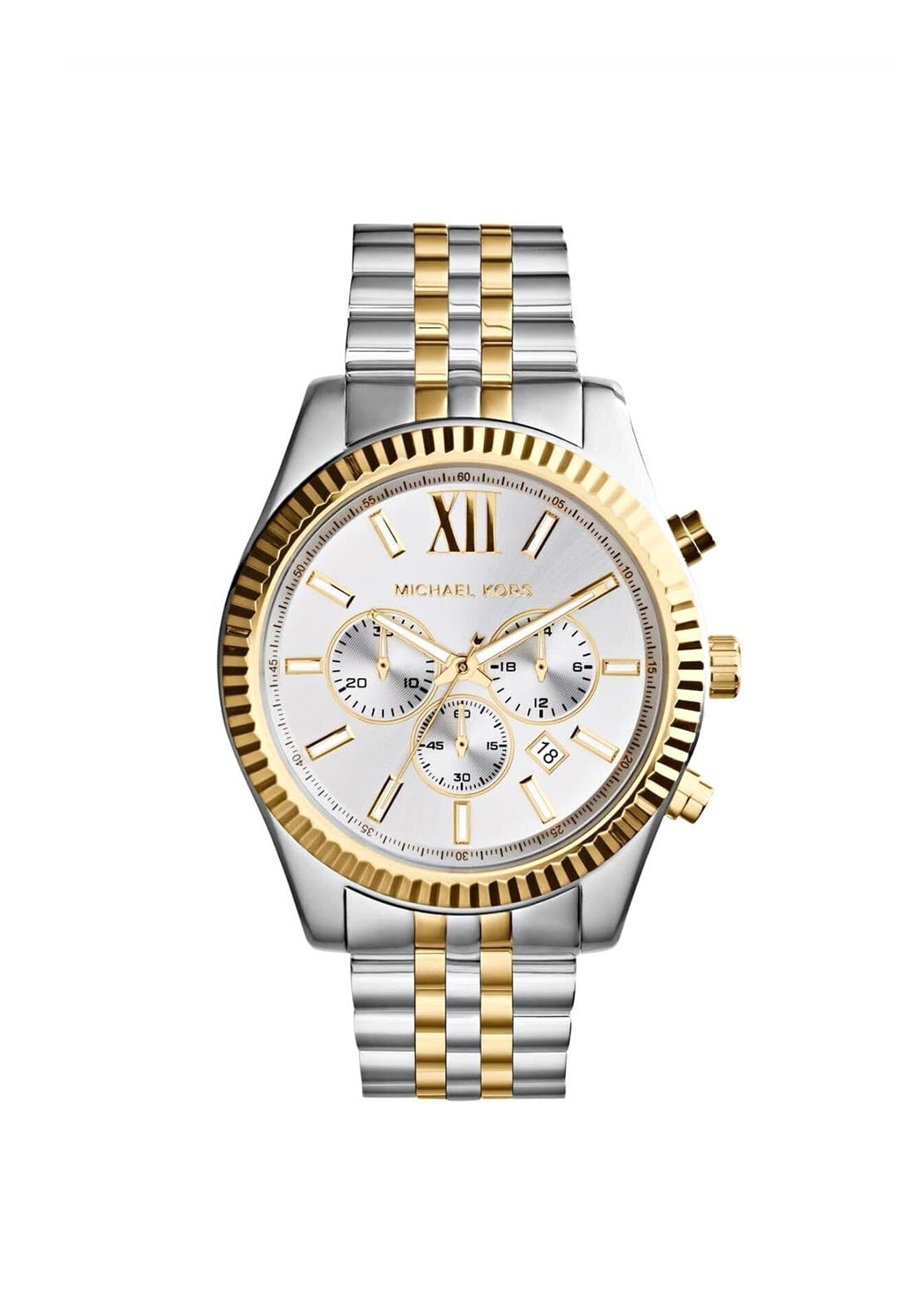 Michael kors clearance watch silver gold