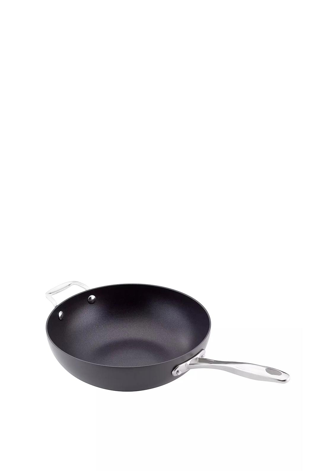 Stellar Hard Anodised Non-Stick 28cm Wok - McElhinneys