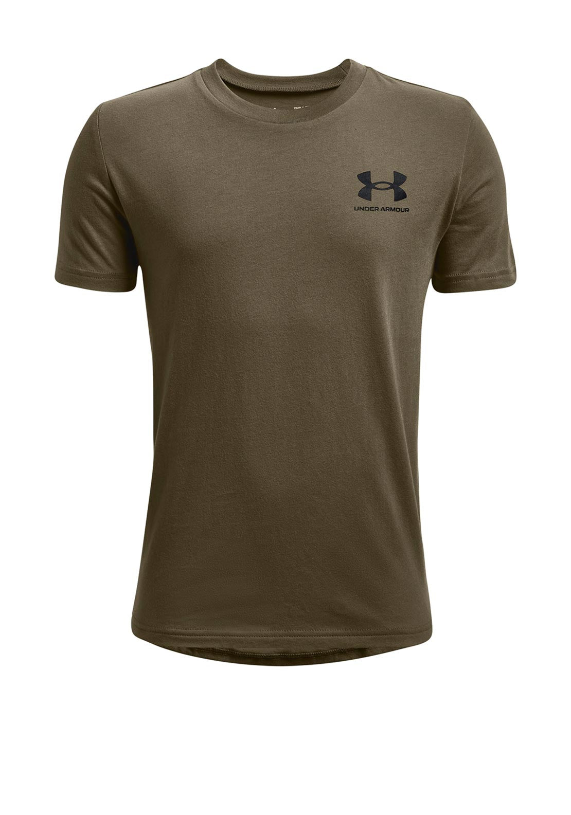 Green under outlet armour shirt youth