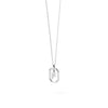 PDPAOLA Mini CZ Initials Necklace, Silver