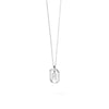 PDPAOLA Mini CZ Initials Necklace, Silver