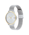 Tommy Hilfiger Womens Delph Mesh Strap Watch, Silver & Gold