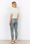 Soyaconcept Pam Faux Leather Leggings, Dusty Green