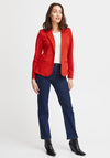 Fransa Jersey Blazer Jacket, Red Alert