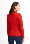 Fransa Jersey Blazer Jacket, Red Alert