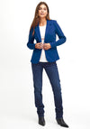 Fransa Jersey Blazer Jacket, Bellwether Blue