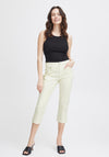 Fransa Fotwill Capri Trousers, Arctic Wolf