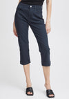 Fransa Fotwill Capri Trousers, Navy