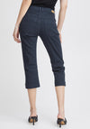 Fransa Fotwill Capri Trousers, Navy