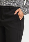 Fransa Tessa Straight Leg Trouser, Black