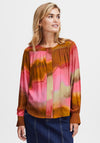 Fransa Ombre Print Blouse, Pink Multi