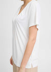 Fransa Joselyn V Neck T-Shirt, White