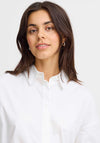 Fransa Vuja Relaxed Shirt, White