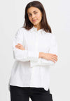 Fransa Vuja Relaxed Shirt, White