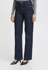 Fransa Chicago Hanna Wide-Leg jeans, Blue Denim