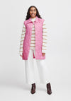 B. Young Berta Quilted Waistcoat, Super Pink