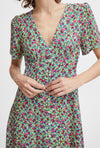 B.Young Joella Floral Pattern Mini Dress, Palace Blue