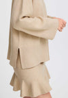 b.young Otari Relaxed Fit Jumper, Beige