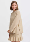 b.young Otari Relaxed Fit Jumper, Beige