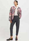 b.young Delight Printed Quilted Jacket, Pink Multi