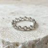 24Kae Link Structure Ring, Silver