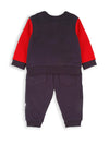 Babybol Baby Boy Two Piece Camp Tracksuit, Navy Multi