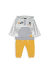 Babybol Baby Boy Super Dino Two Piece Set, Grey