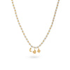 24Kae Beaded Pearl Pendant Necklace, Gold